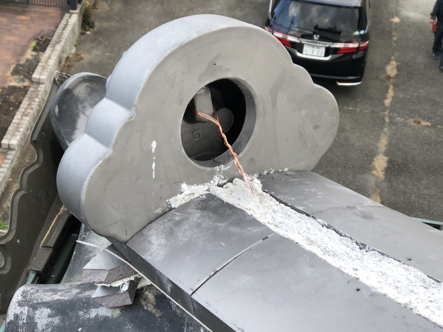 棟積み替え工事の１段目