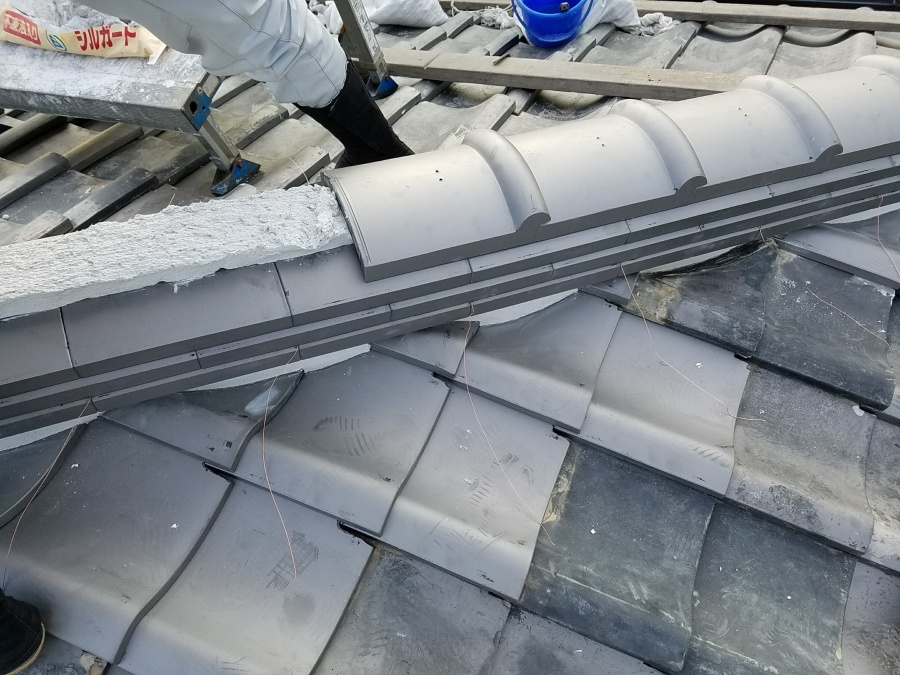 棟積み替え工事の３段目