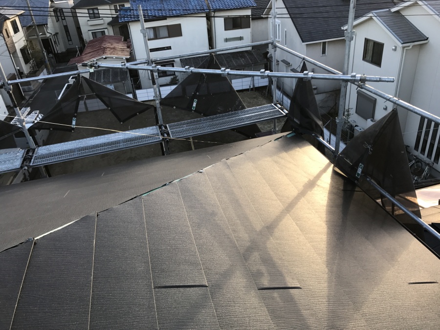 屋根葺き替え工事　ガルテクト