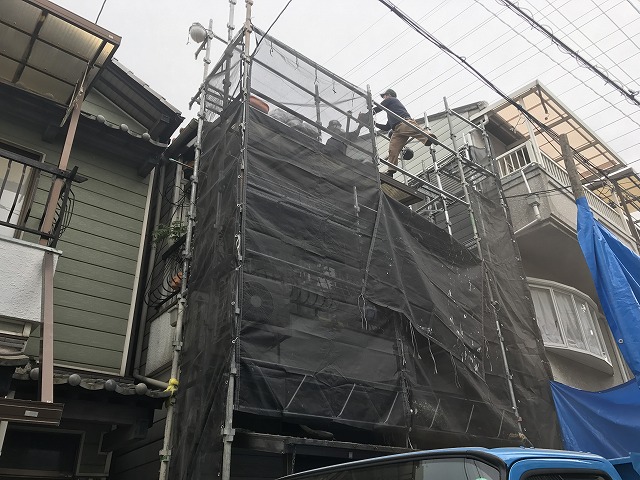 足場設置