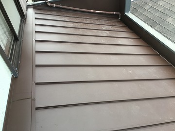 下屋根カバー工事立平の施