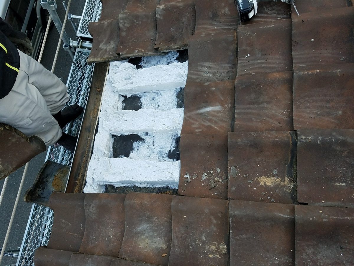 下地なんばん敷き詰め