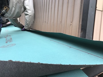 カバー工事　防水紙　アスファルトルーフィング