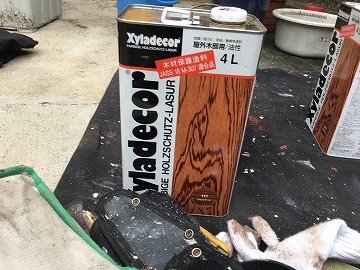 木部外壁の下塗り用塗料