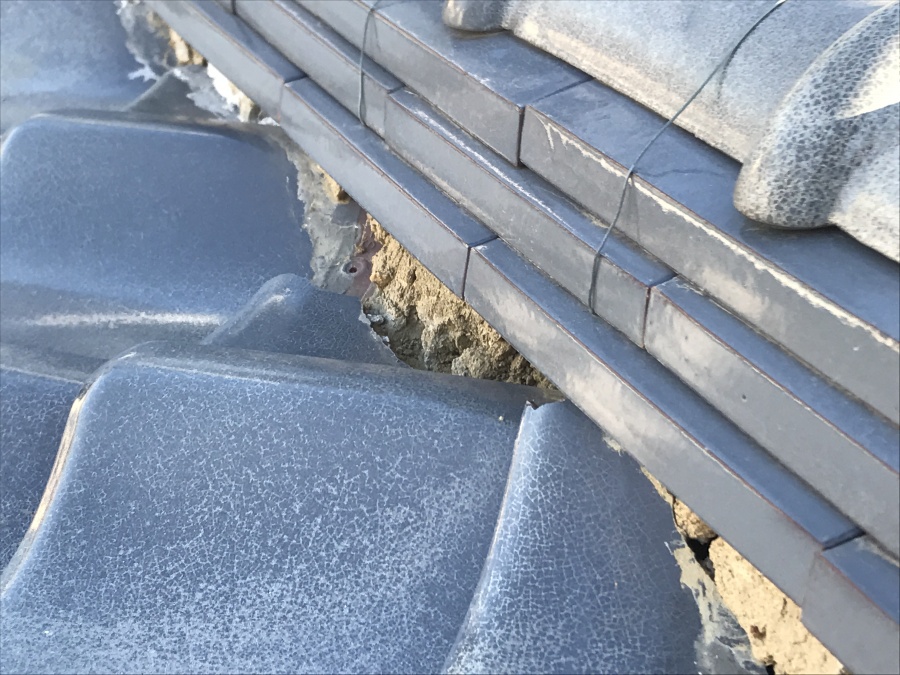 漆喰詰め直し工事