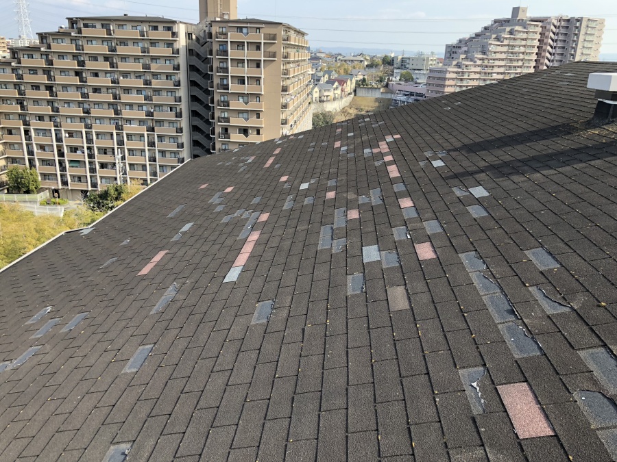 アスファルトシングル施工