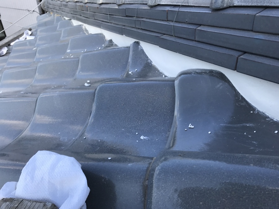 漆喰詰め直し工事