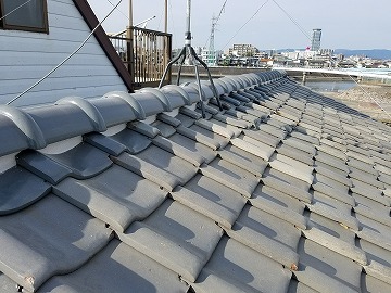 防災棟の施工完了の様子