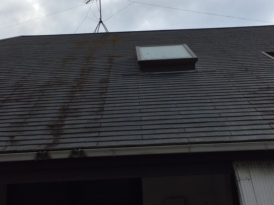 スレート屋根の劣化