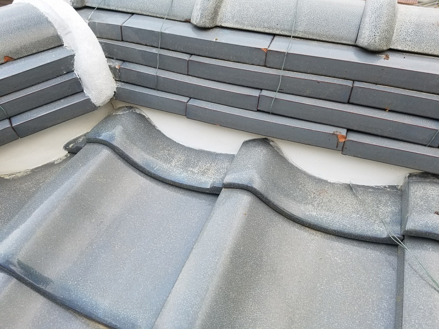 漆喰詰め直し工事