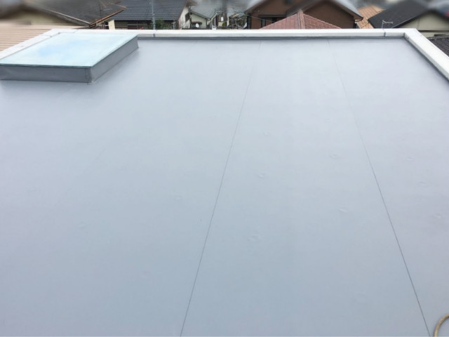 復旧後の屋上防水