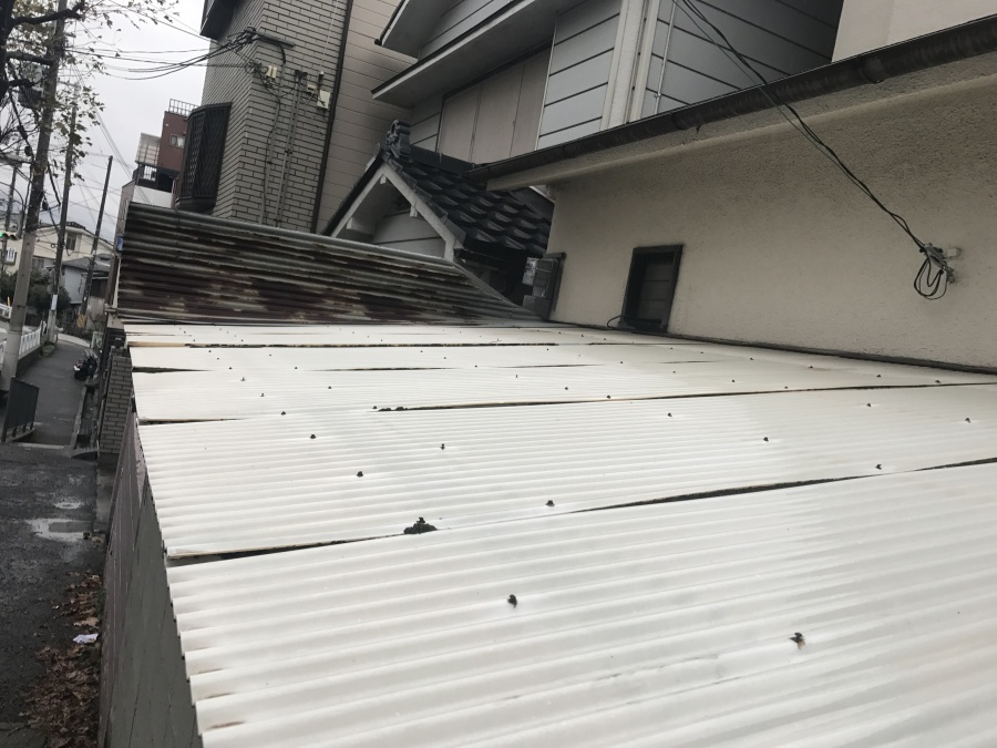 既存波板の様子