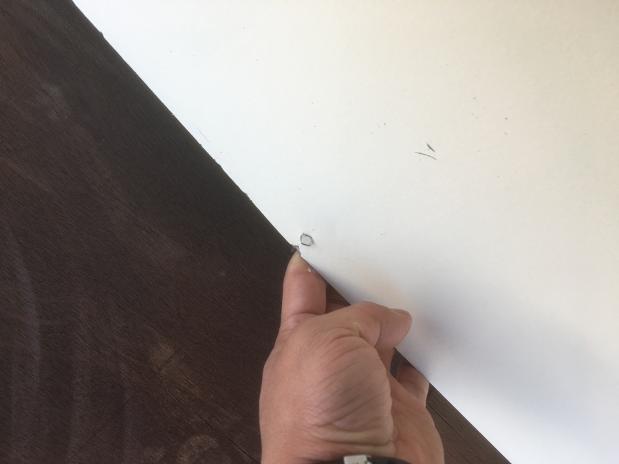 庇板金葺き替え　立上り調査