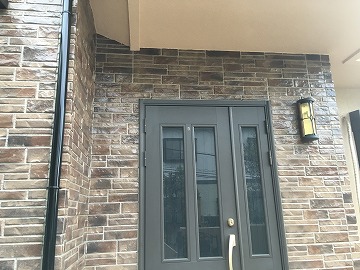 サイディングボードの外壁塗装の完成