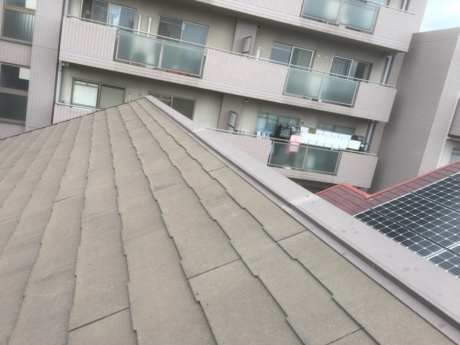 現地調査　棟板金の様子