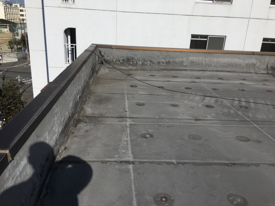 既存屋上塩ビシート防水