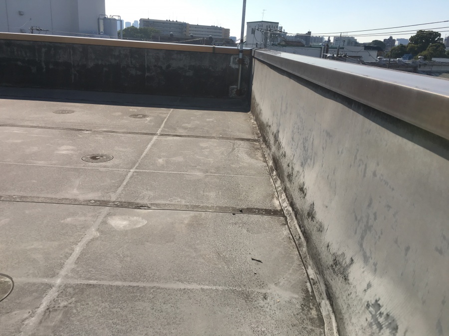 既存屋上塩ビシート防水