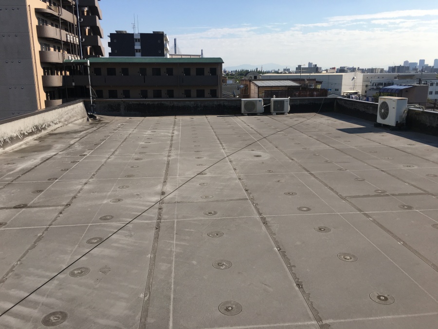 既存屋上塩ビシート防水