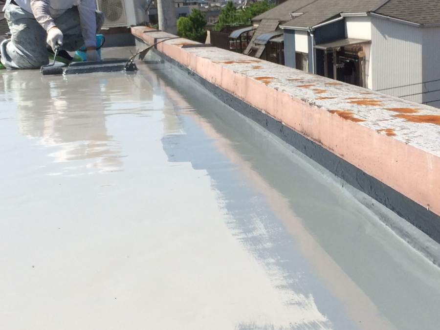 屋上ウレタン防水塗装