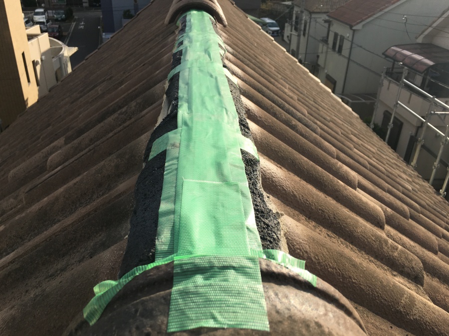 既存棟　養生後