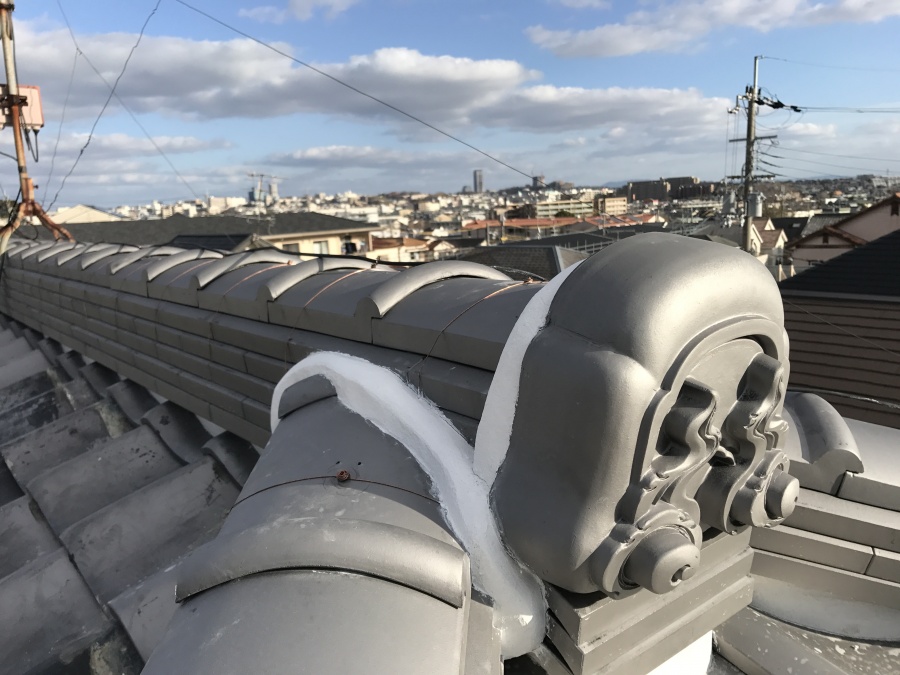 棟積み直し工事の施工後