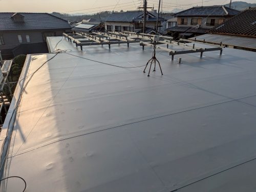 防水工事後の屋上