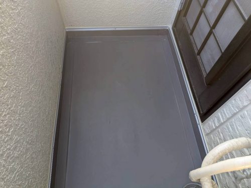 防水工事後のベランダ