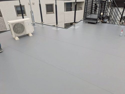 防水工事後の屋上