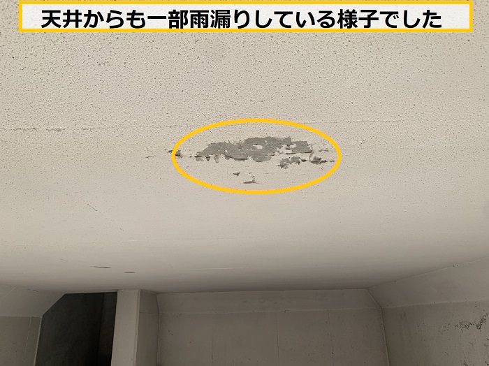 大阪市｜掘り込みガレージの天井から雨漏り！無料調査の様子をご紹介