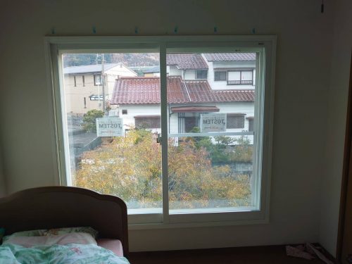 内窓をつけた様子