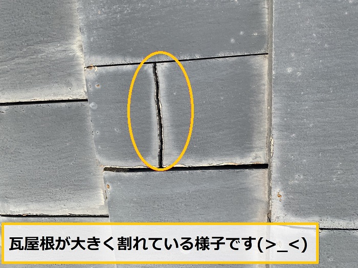 茨木市｜瓦屋根の天窓周辺で雨漏り発生！原因調査の様子をご紹介