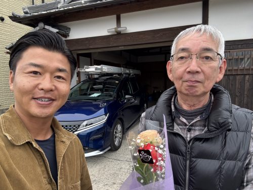 車庫の雨樋交換工事をさせて頂いたM様