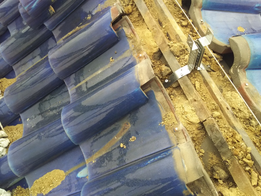 棟積み替え工事　防災金具