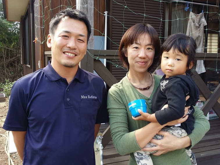 お客様と記念撮影