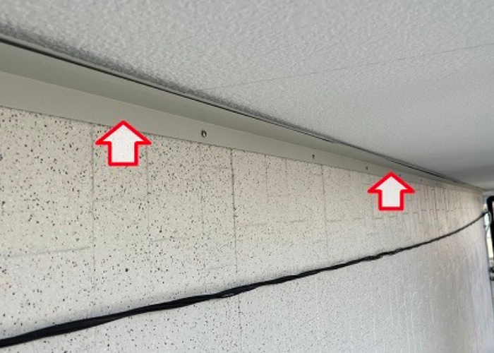 池田市でコウモリ対策工事を行った後の様子