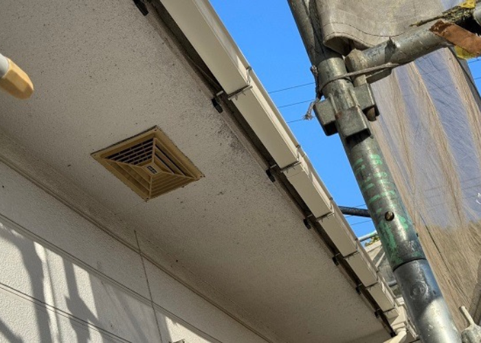 枚方市での雨樋工事完了