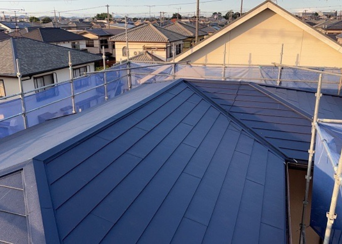 高槻市で屋根断熱工事を行った後の様子