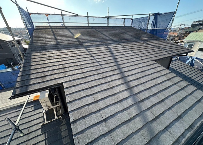 豊中市屋根塗装工事前