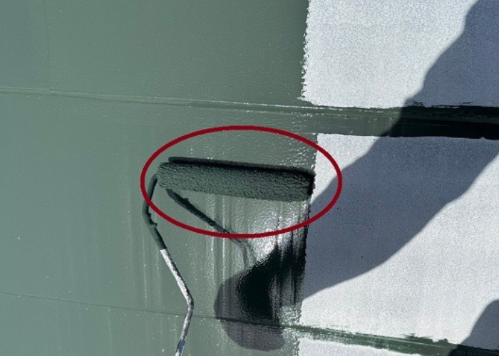 中塗りで使用しているファインパーフェクトベスト