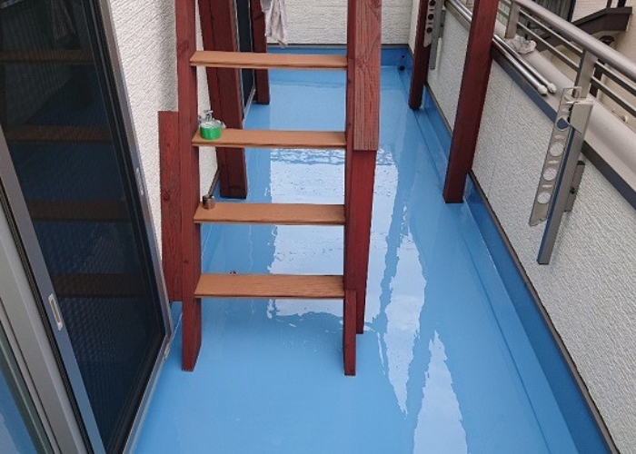 ウレタン防水通気緩衝工法