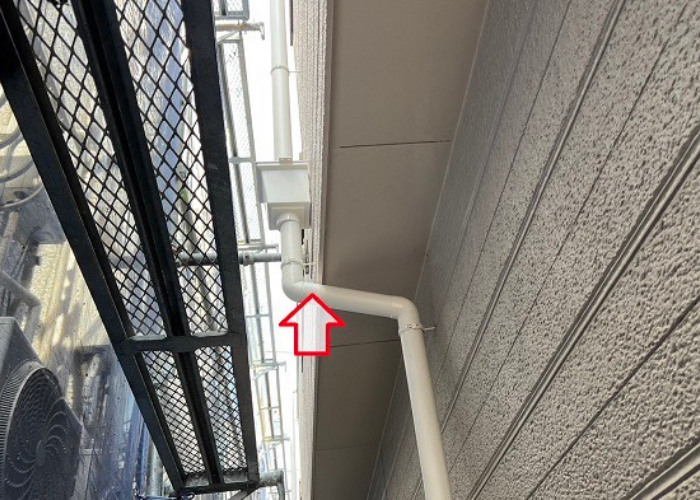 吹田市　雨樋取り替え完了